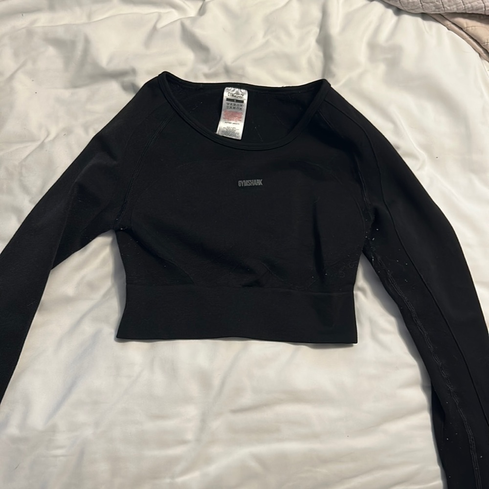Gymshark long sleeve cropped workout tank